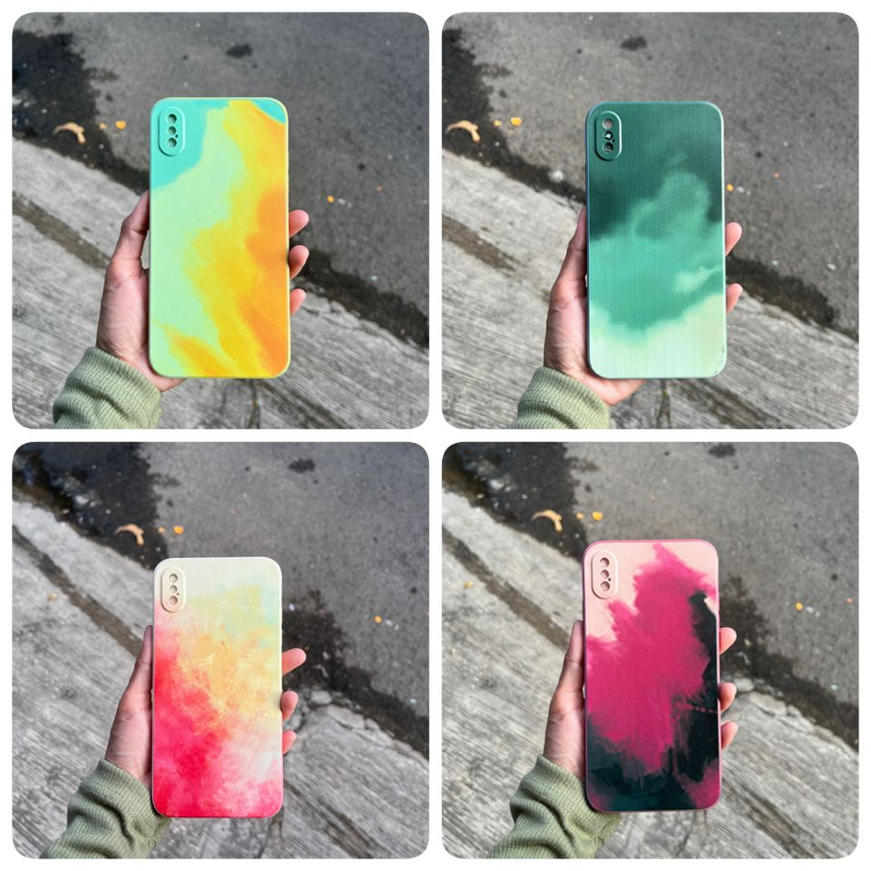 SALE / Softcase Watercolor For Oppo A1K A3S A15 A53 Realme C15 C17 C11 Vivo Y91 Y91C Xiaomi Redmi 9C 5A 6A