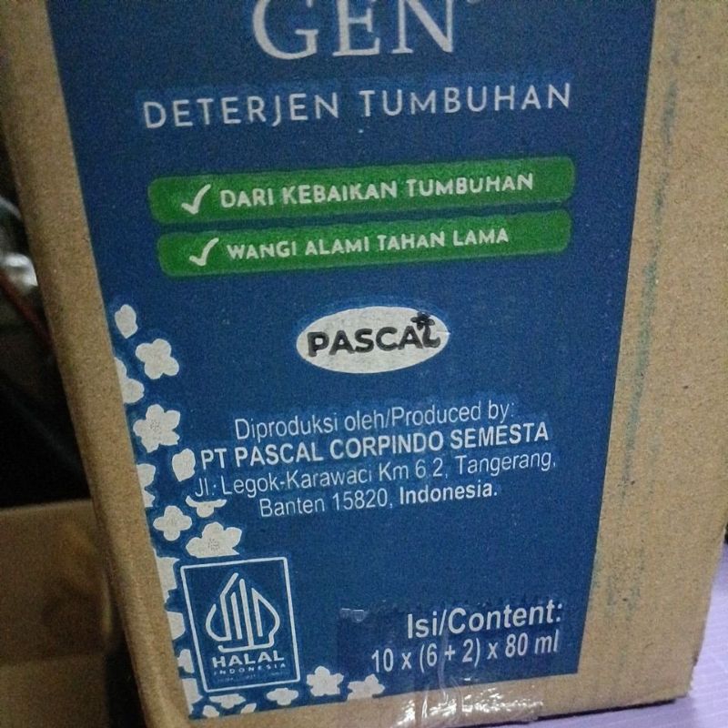 DETERJEN GENTLE GEN SAC, 16  BKS SATU RENCENG