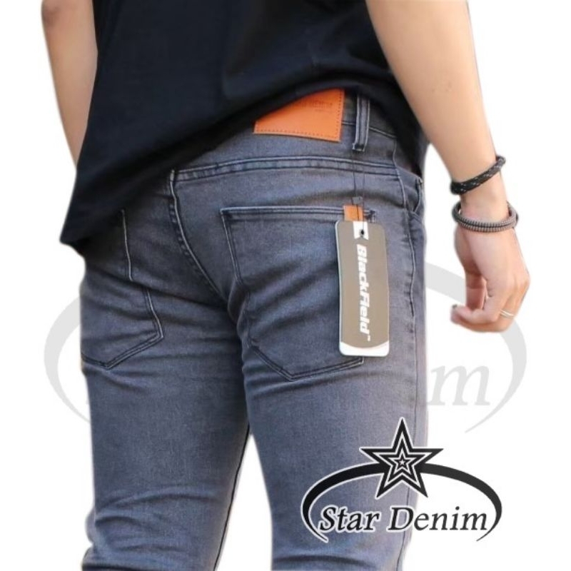 Celana Jeans Pria - Celana Jeans Panjang Pria Slim Fit Trending - Celana Pria Denim Melar Terbaru