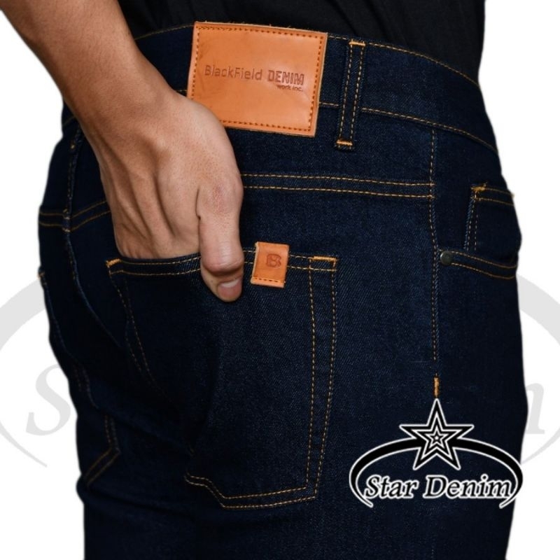 Celana Jeans Pria - Celana Jeans Panjang Pria Slim Fit Trending - Celana Pria Denim Melar Terbaru