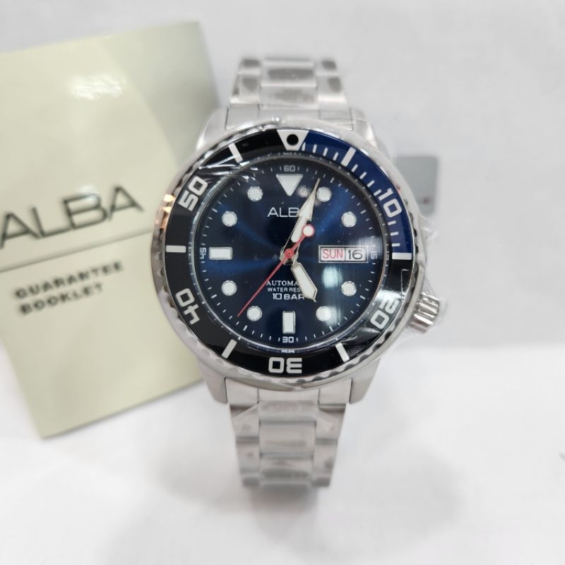 Jam tangan pria Alba AL4245X1 AL 4245 BATMAN Automatic Original