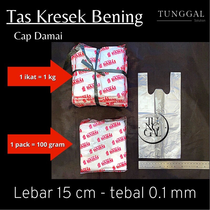 KRESEK BENING DAMAI LEBAR 15 cm