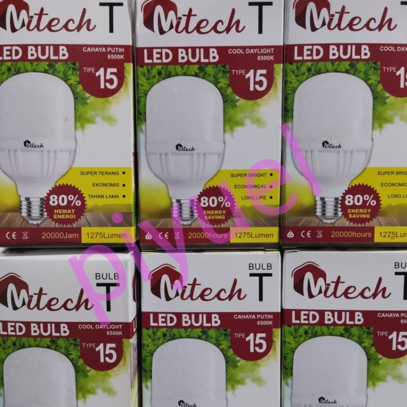 Lampu / balon led murah 15w, laku-laku, mitech, hinomaru, panaled