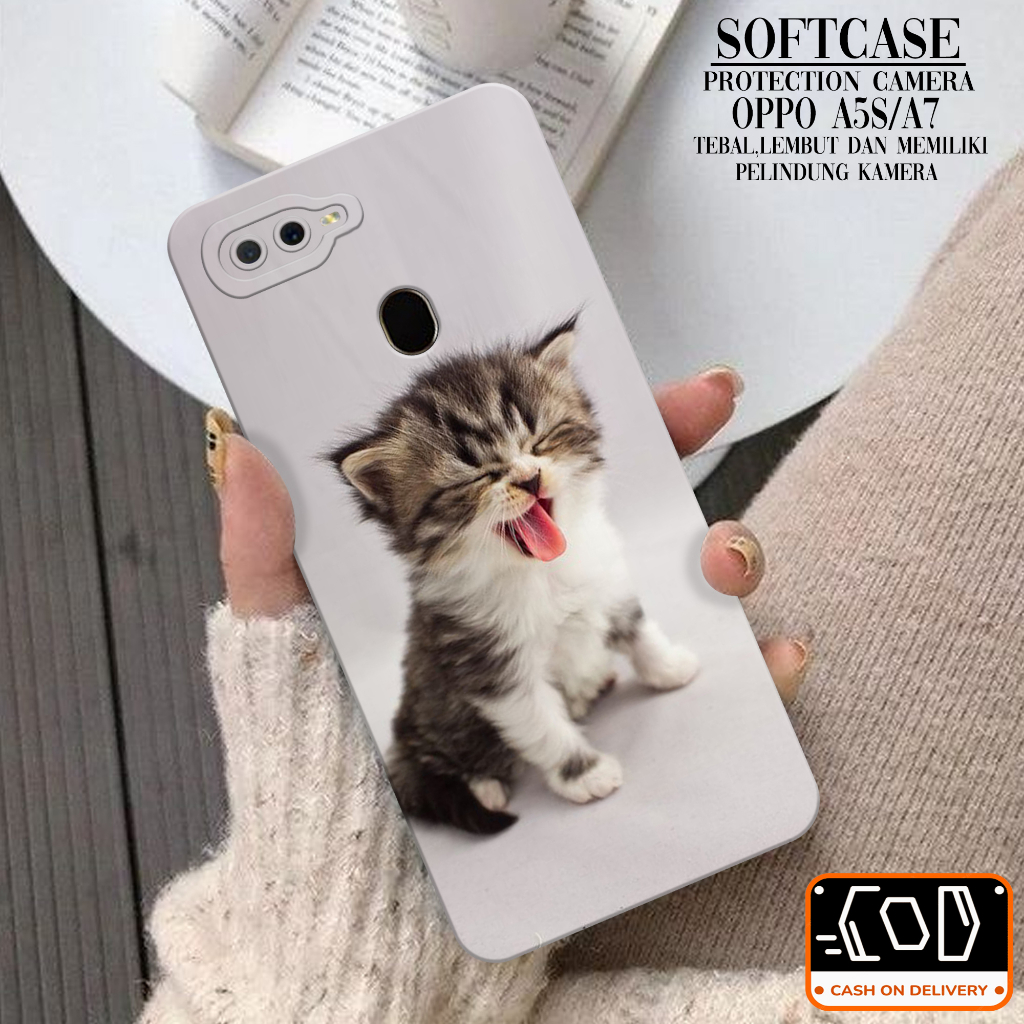 Softcase Oppo A5S/A7 Soft Protection Camera Case Oppo A5S/A7 Terbaru Pelindung Belakang Oppo A5S/A7 