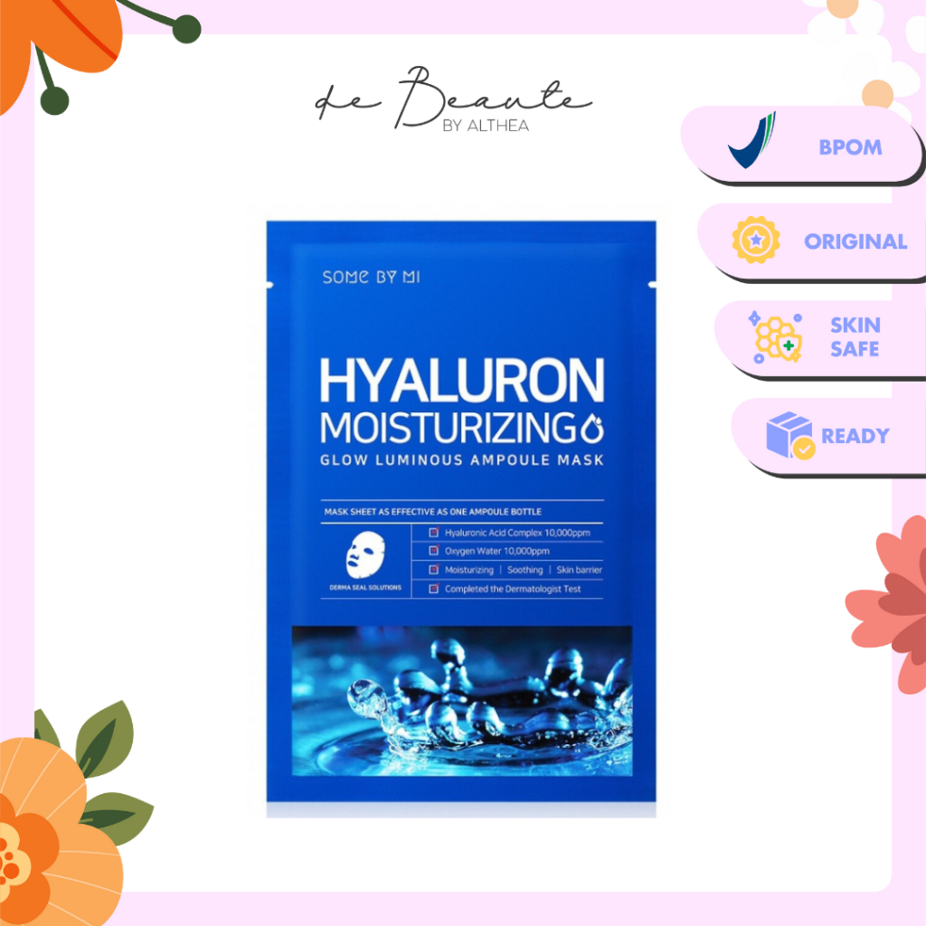 [BPOM] Some By Mi / SOMEBYMI - Hyaluron Moisturizing Glow Luminous Ampoule Sheet Mask