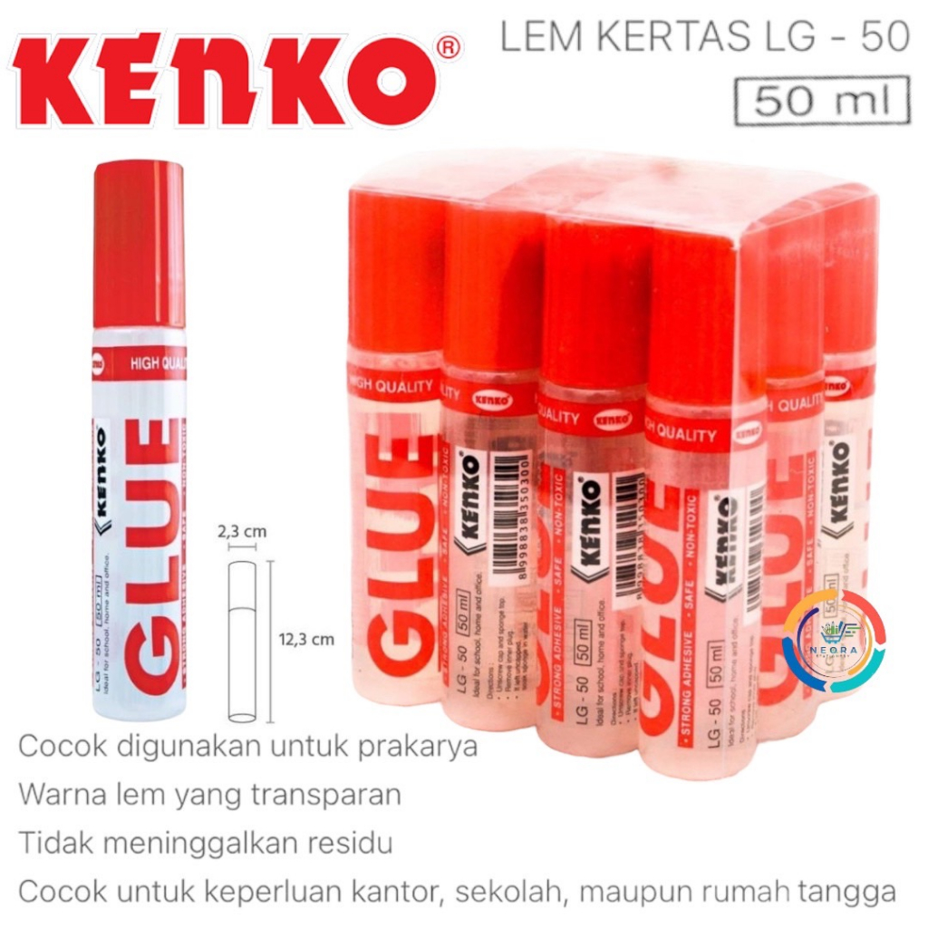 

Lem Kertas Kenko / Liquid Glue / Lem Cair/ LG 50 (50 ml)
