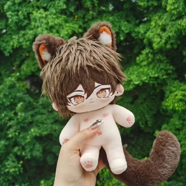 [READY STOCK] doll zhongli genshin impact boneka genshin cotton doll 20cm zhongli - miao
