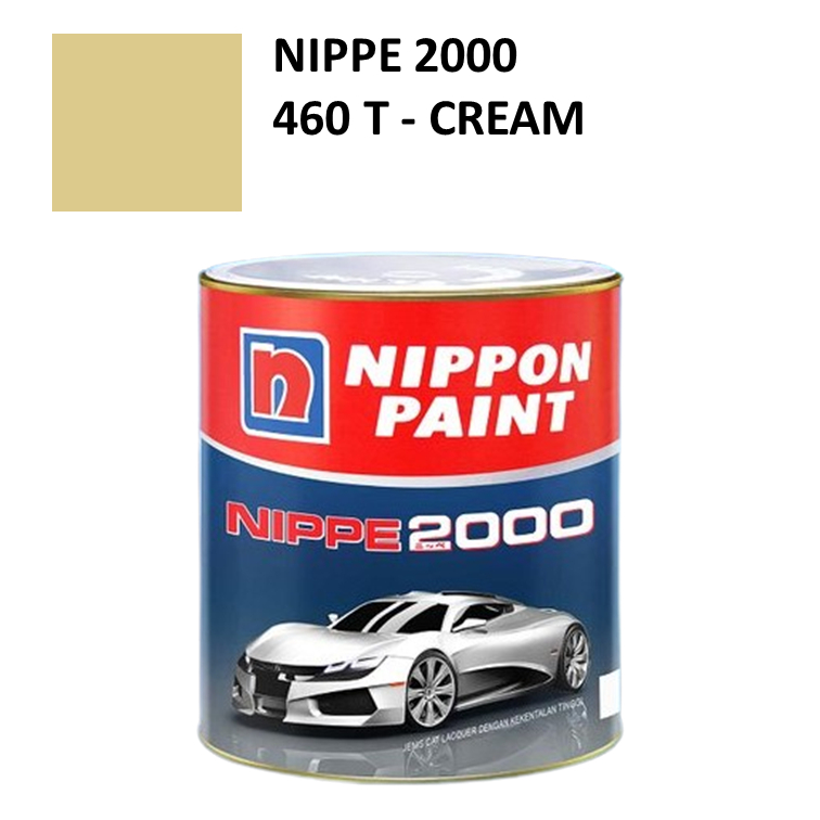 Nippon Paint - Cat Duco NC Nippe 2000 - Kode 460-T (Cream) 1 Liter
