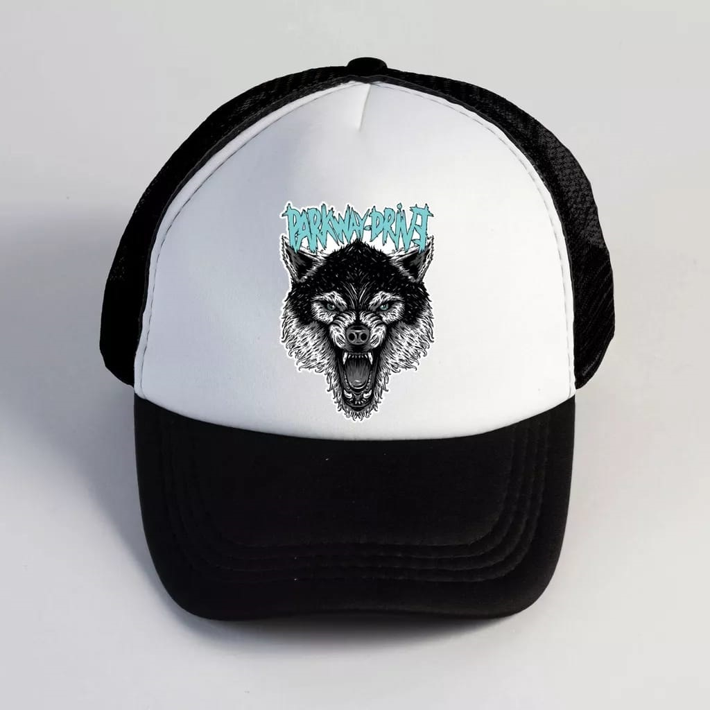 Topi Jaring logo srigala Murah Topi Premium trucker Pria