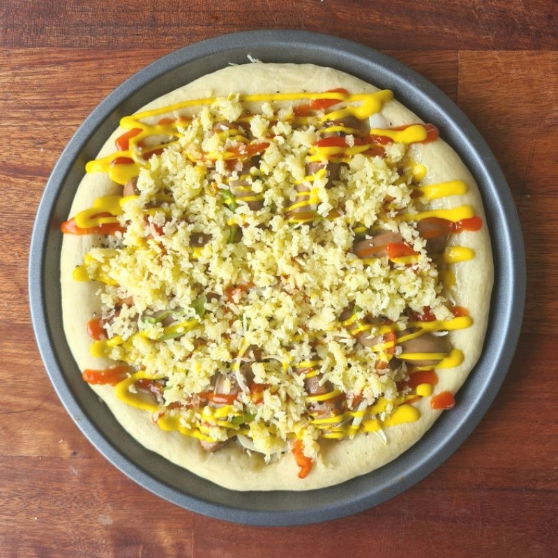 Naturalia Pizza Frozen ukuran besar 25 cm - German Frankfurter