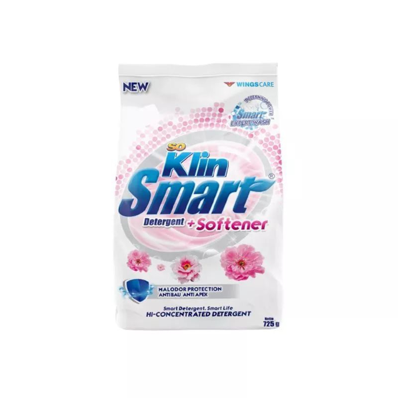 So Klin Smart Bubuk Deterjen Softener 725gr ( DAPAT PIRING KERAMIK GRATIS)