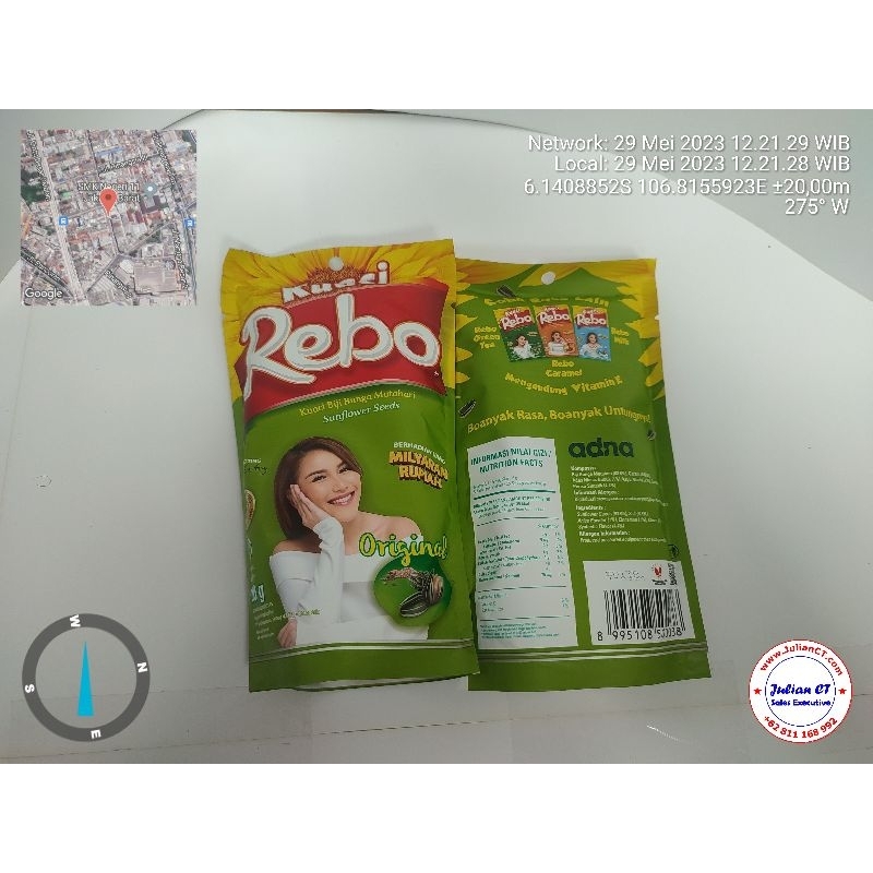 

Kuaci Rebo 150gr Original / Kuaci Biji Bunga Matahari
