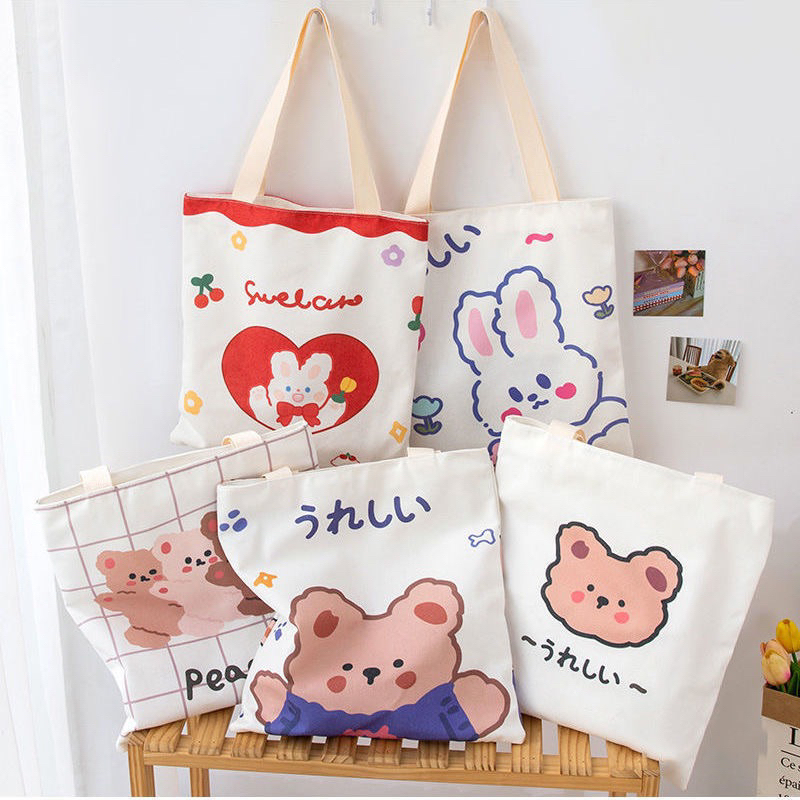 Tote Bag Import printing Tote Bag Canvas Tebal tas naomi