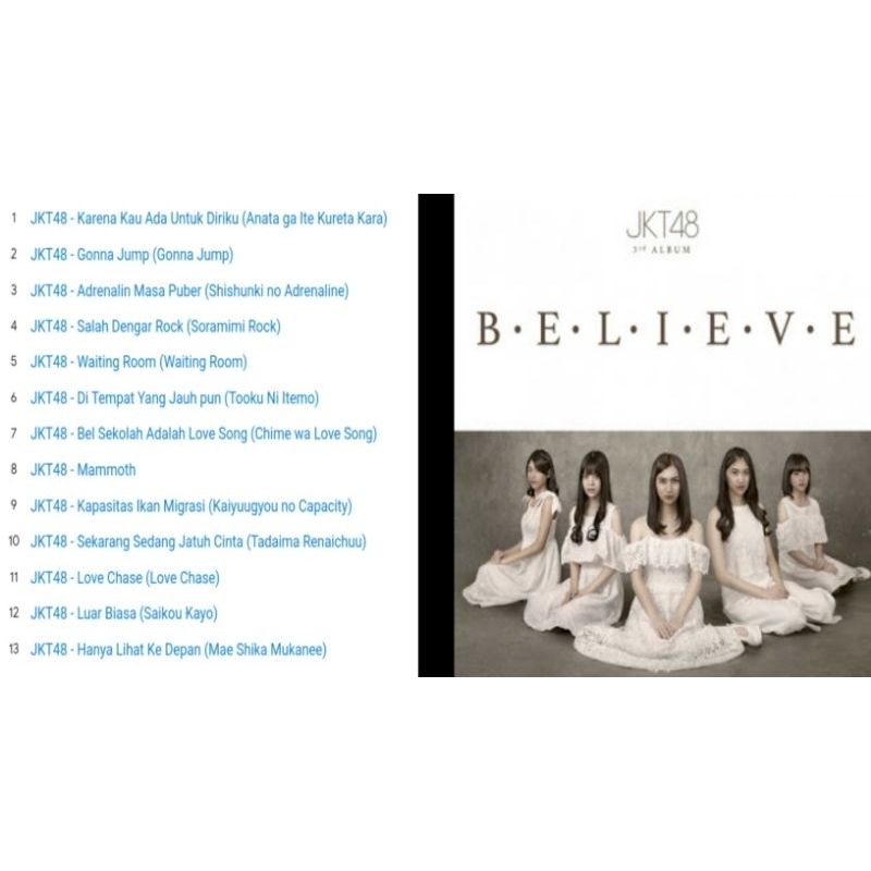 jkt48 cd album believe 2017