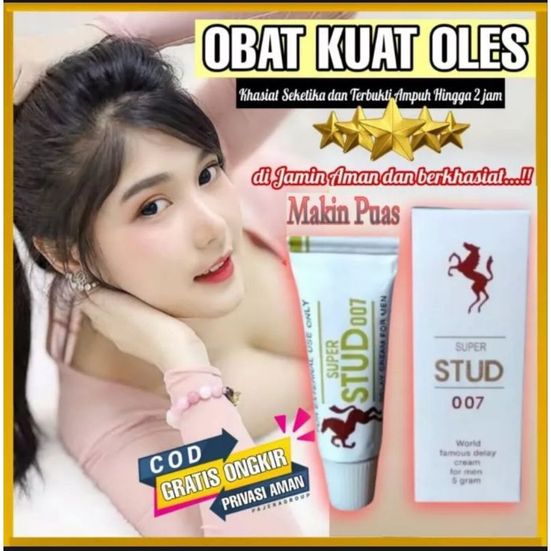 Stud 007 Obat Oles ORIGINAL Penunjang Performa Pria