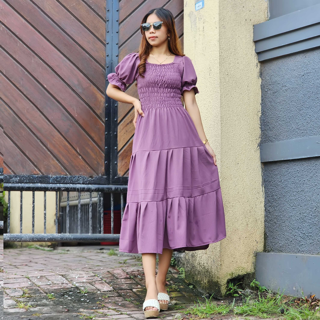 Dress Monika Crinkle Airflow Terbaru