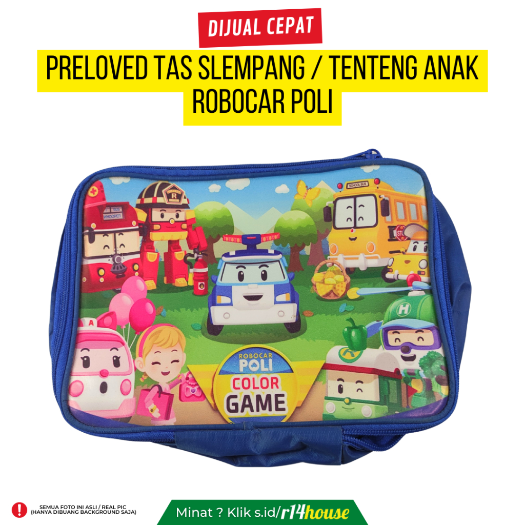 PRELOVED TAS TENTENG ANAK ROBOCAR POLI