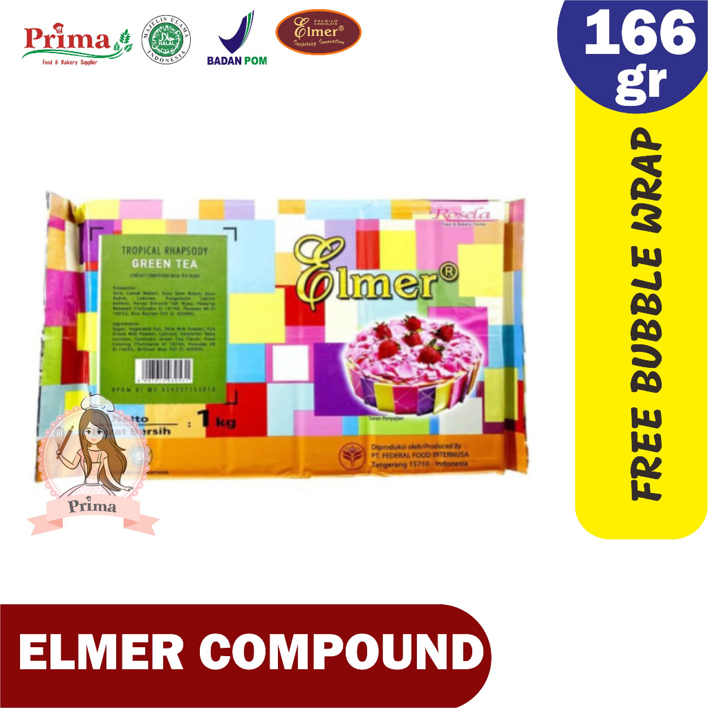 

ELMER compound trop greentea (potongan 166gr)