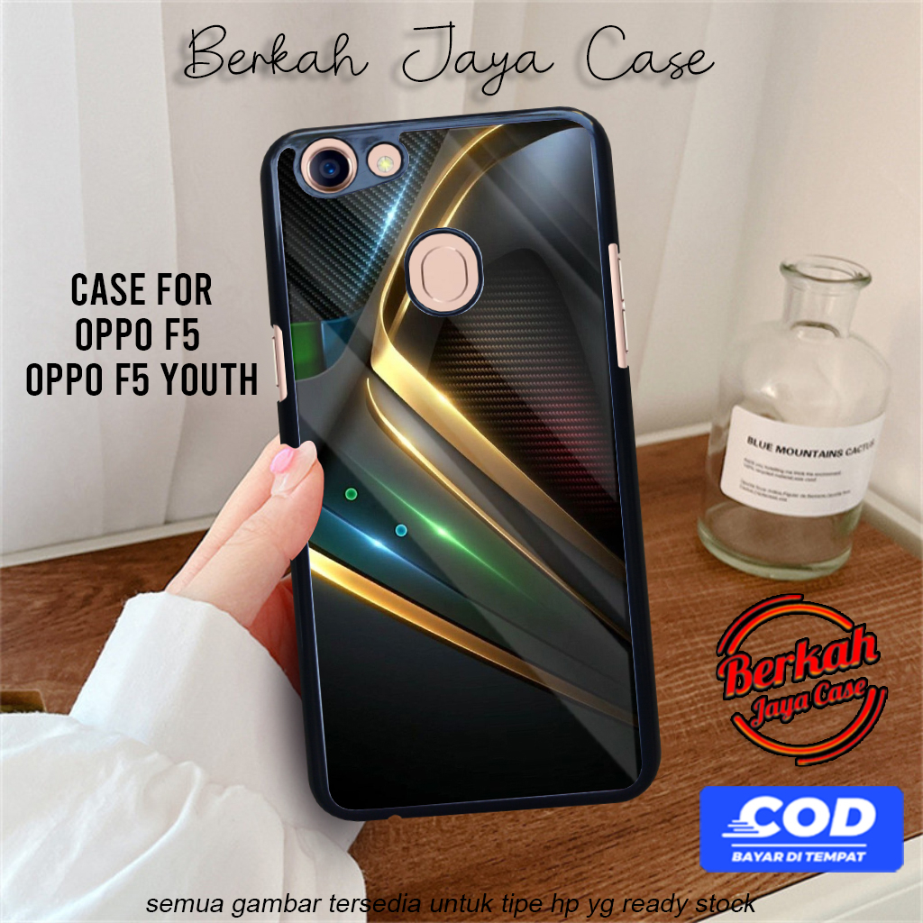 Berkah Case Oppo F5 Oppo F5 Youth Pelindung Hp Motif ABSTRAKKUBIK02 Casing Hp Keren Case Hardcase So