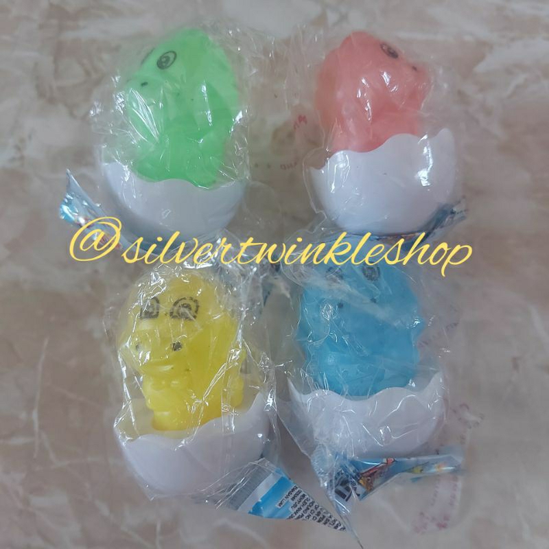 Mainan edukasi anak telur goyang telor sanken dinosaurus tumbler boneka ayun tumler thumbler figure 