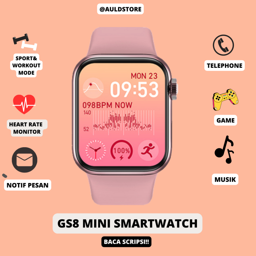 SMARTWATCH GS8 Mini NFC (full screen-40mm)