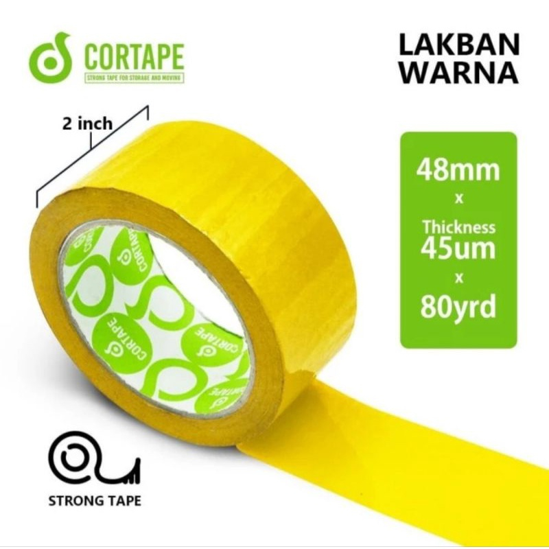 Lakban Warna Premium Cortape 48mm X 80yard