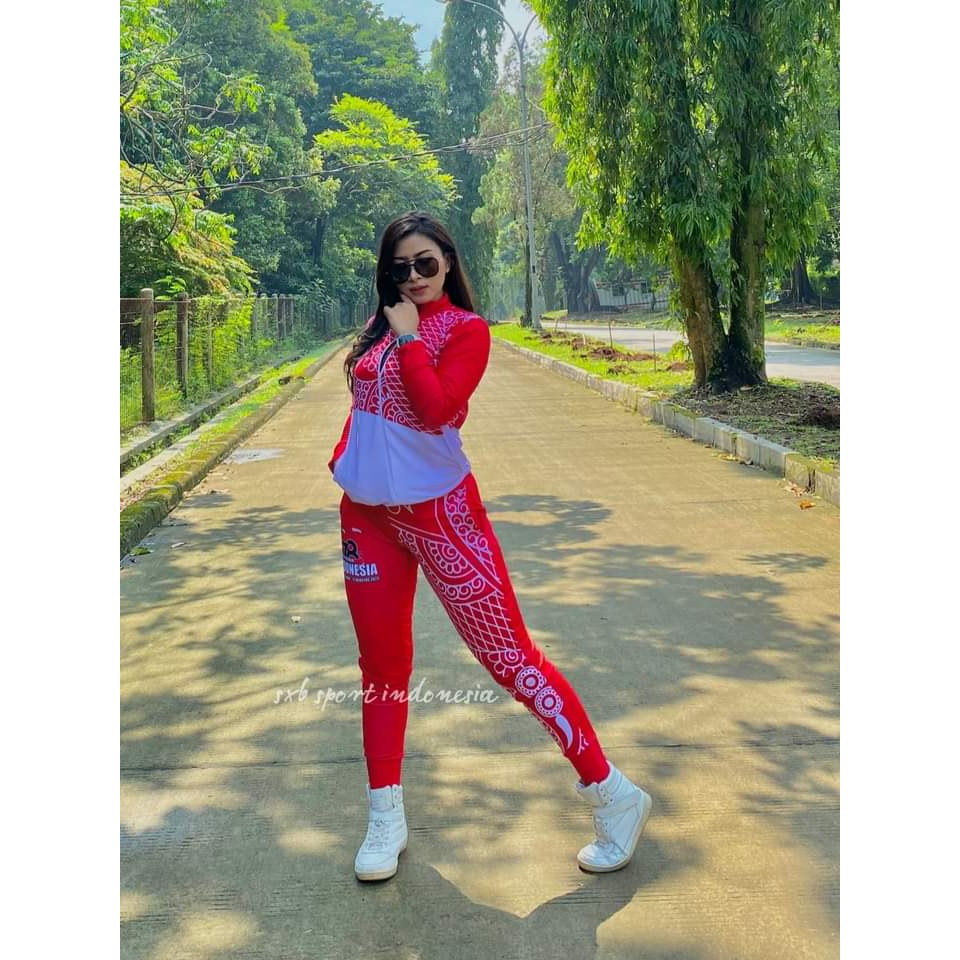 SXB SPORT-SETELAN SENAM AEROBIC WANITA  TERBARU BAHAN IMPORT ORI SXB SPORT INDONESIA