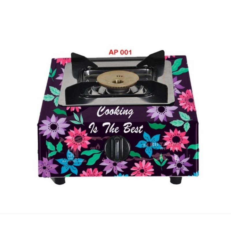 Stiker Kompor 1Tungku / Stiker Kompor Gas / Stiker kompor Custem / Minie Bar / Karakter / Motif