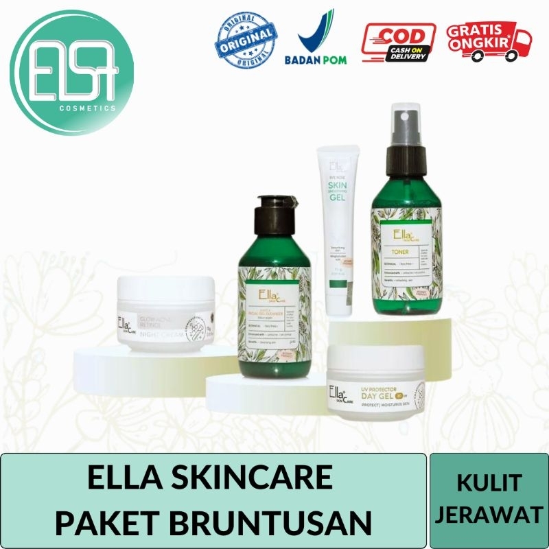 ELLA SKINCARE PAKET BEBAS BRUNTUSAN KULIT BERJERAWAT
