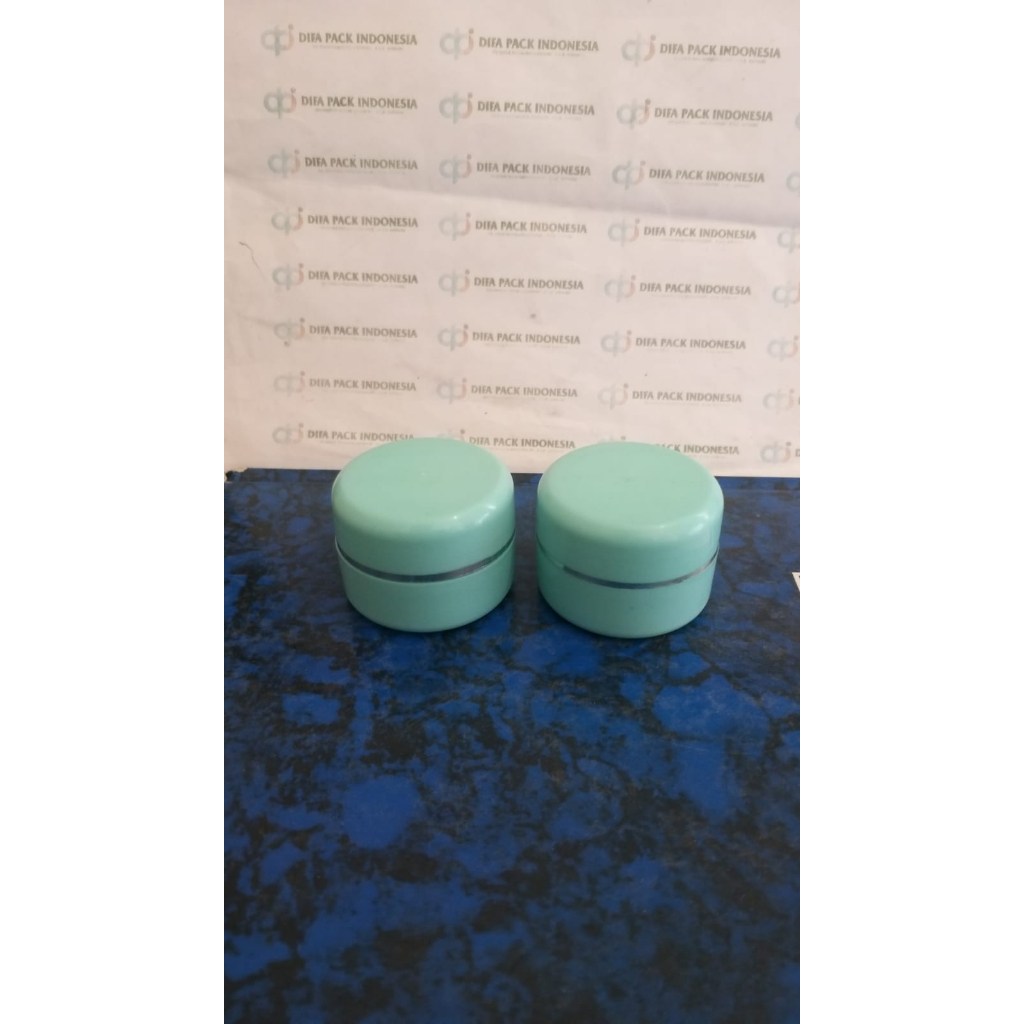 Pot Kosmetik 12.5Gr Hijau tosca/ pot pp 12,5gr hijau tosca
