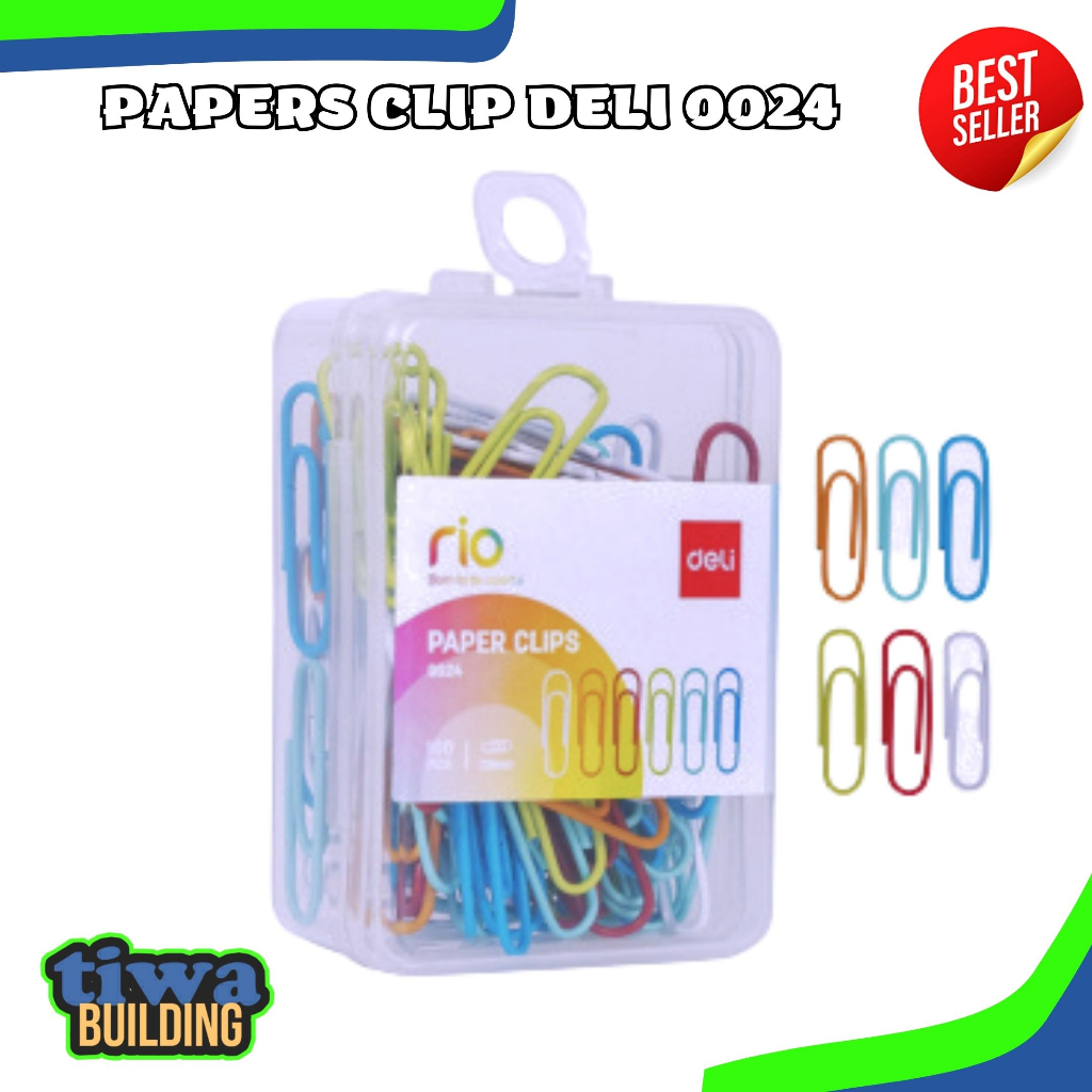 

KLIP PENJEPIT KERTAS / PAPER CLIP / TRIGONAL CLIP DELI 0024