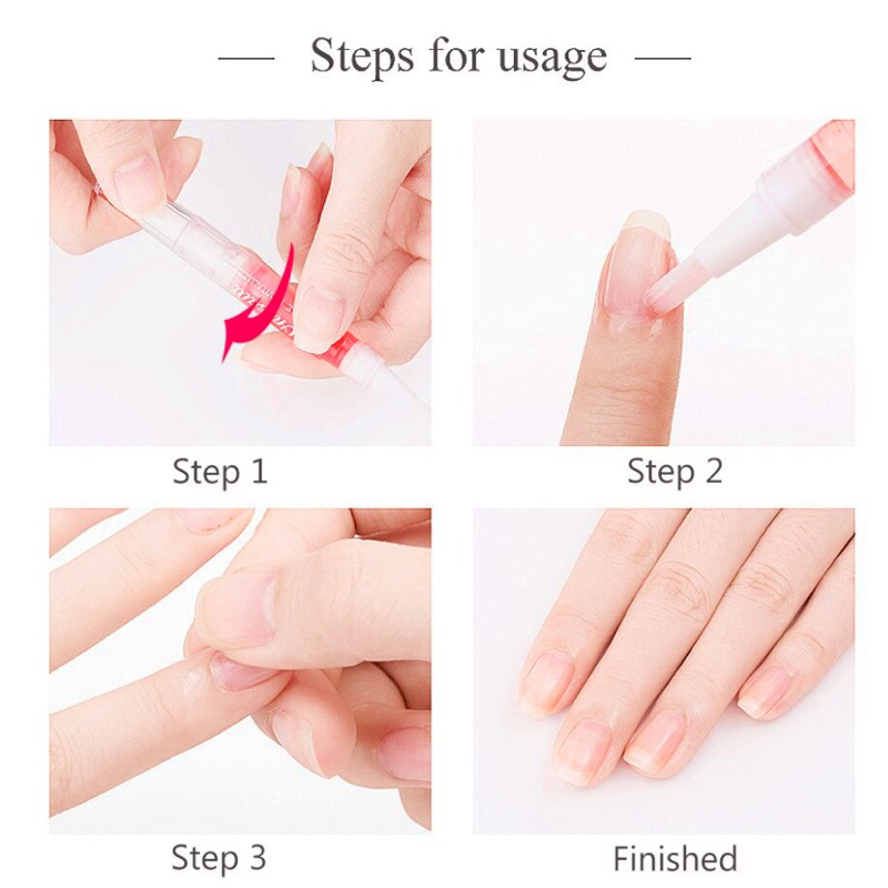 bgskinbukittinggi- Vitamin Kuku Cuticle Oil Pen Serum Nail Art Manicure Pedicure