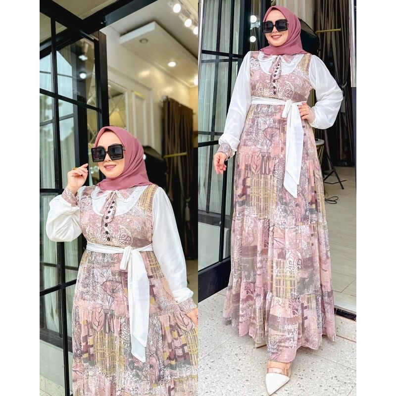 Gamis Anggun Gown Original Butik