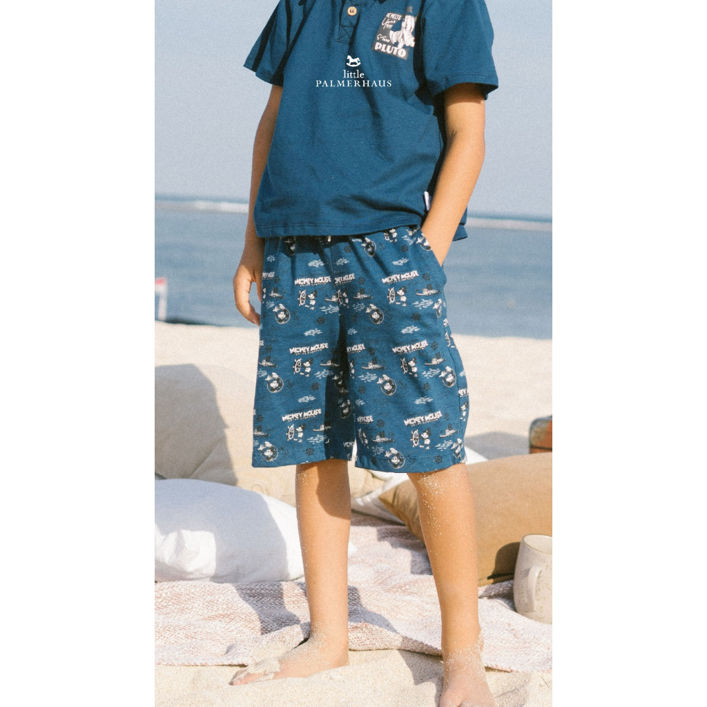 LITTLE PALMERHAUS DISNEY 100 SHORT PANTS CELANA PENDEK ANAK UNISEX ADEM 1-6 TAHUN