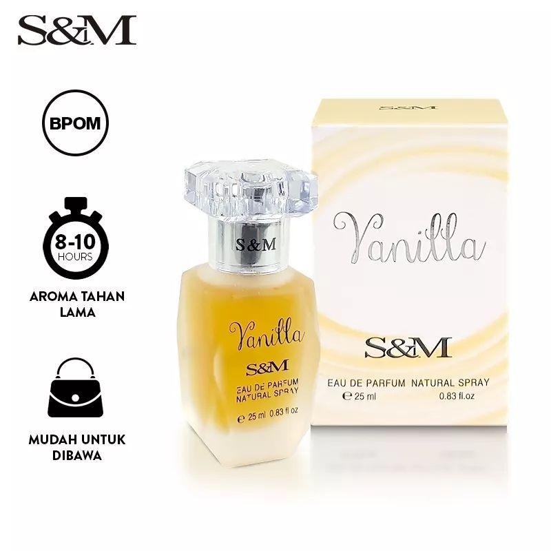 S&amp;M Men And Women Parfume EDP 25ml - Parfum Pria Dan Wanita