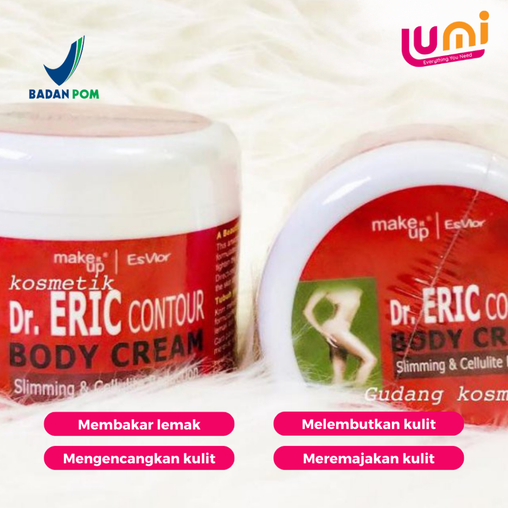 DR ERIC CONTOUR BODY CREAM ESVIOR SLIMMING &amp; CELLULITE REDUCTION ORIGINAL BPOM BODY LOTION PELANGSING BADAN