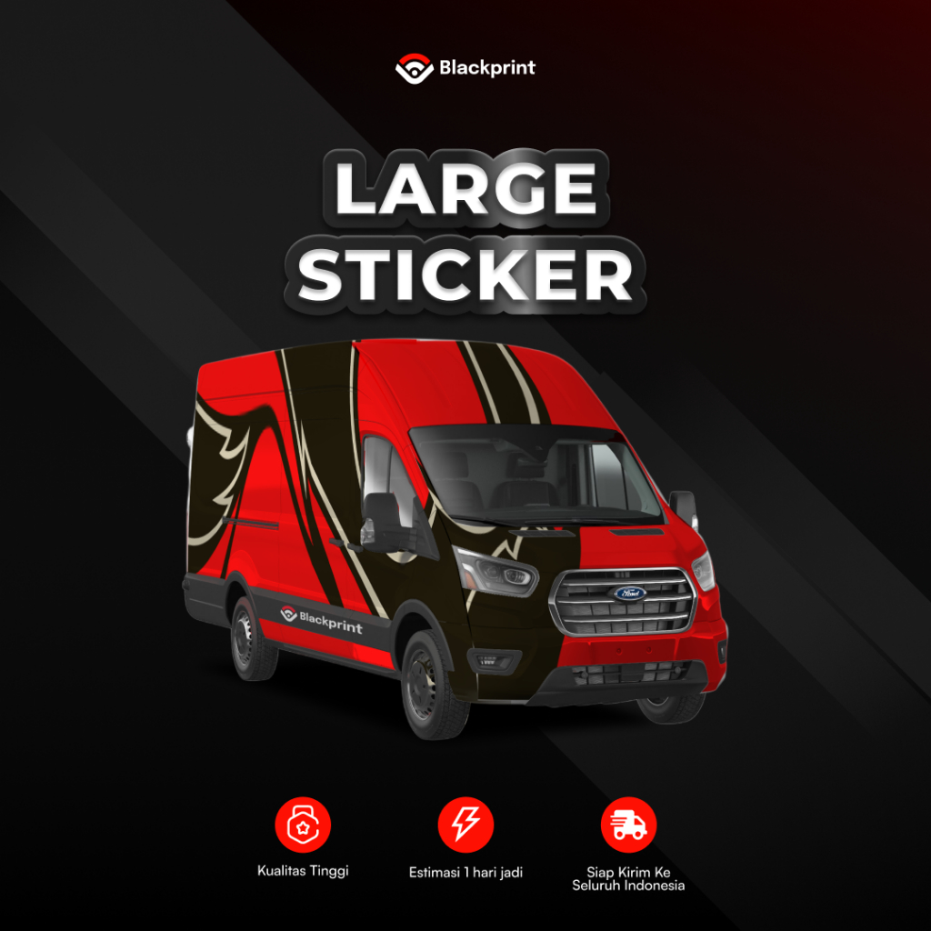 

Large Sticker / Cetak Stiker Besar / Stiker Branding