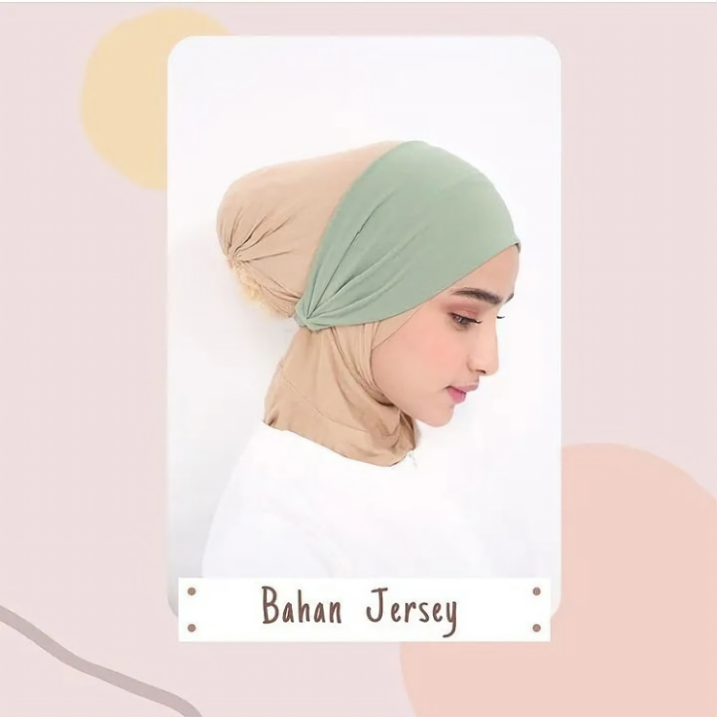 Ciput Bandana Karet Jersey Inner Hijab Bando Bahan Premium