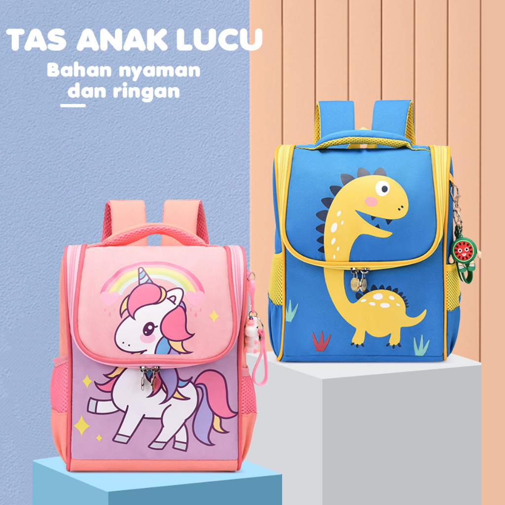 NEXXIO TAS ANAK SEKOLAH TAS ANAK RANSEL CUTE PREMIUM KUALITAS TEBAL TAS ANAK TK TAS FASHION ANAK.