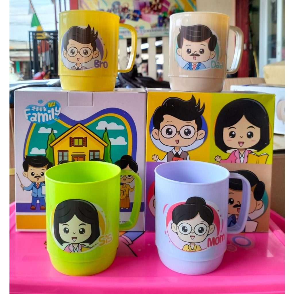 Mug Family isi 4 pcs