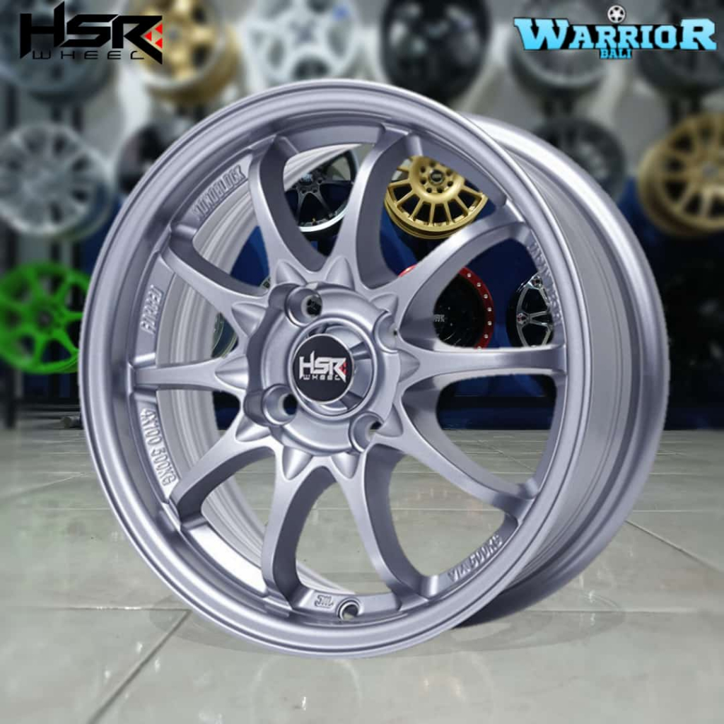 Velg Racing Mobil Freed Calya Brio Ring 14 HSR HIROSHIMA R14 Pcd 4x100
