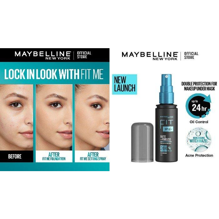 Maybelline Fit Me 24H Matte + Poreless Setting Spray 60ml