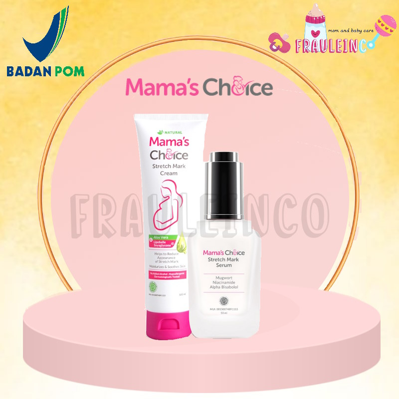 *FRAULEINCO* Mama's Choice Stretch Mark Cream 100GR / SERUM Stretch Mark