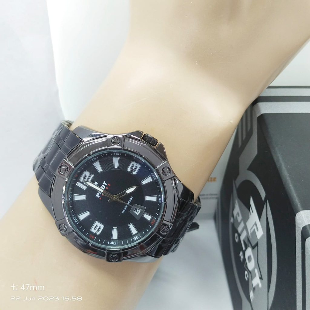 jam tangan pria pilot plt 203 original