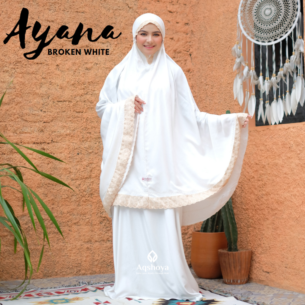 Mukena Ayana Original Part 3 By Aqshoya Ready stok dengan varian warna terbaru dengan kualitas premi