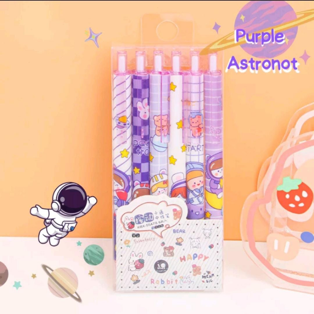 Pulpen Bisa Dihapus Karakter Pen Gel Penghapus