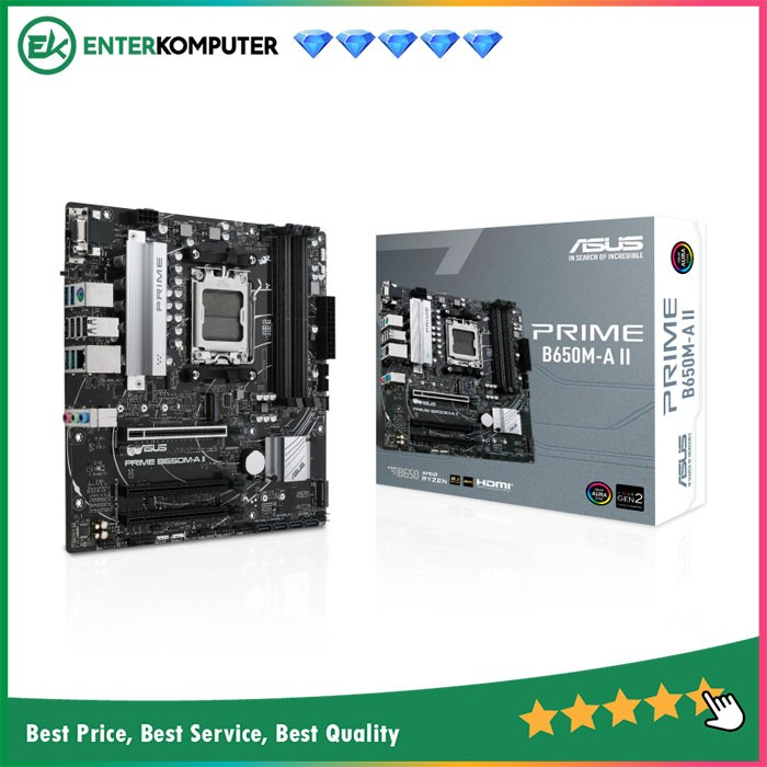 Motherboard Asus PRIME B650M-A II - AM5, AMD B650, DDR5, USB3.2 Type-C