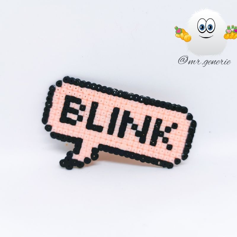 Mr.Generie BLINK Pin / Fan Art of Blackpink / Aksesoris Retro baju dan topi / Tuspin / Badge Jaket d
