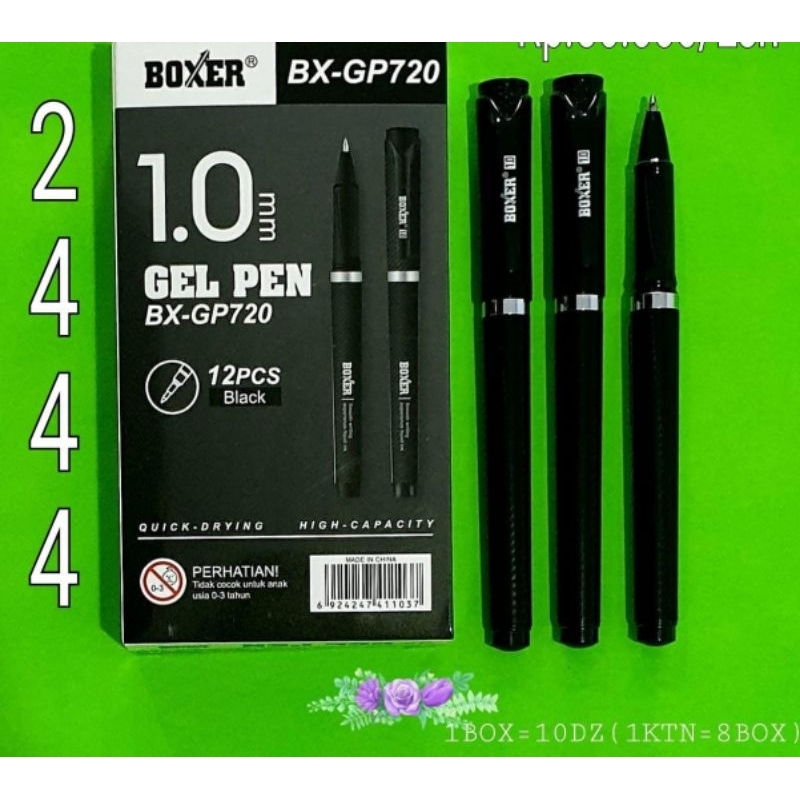 

PULPEN GEL BOXER BX-GP720 DNGN MATA PEN 1,0mm