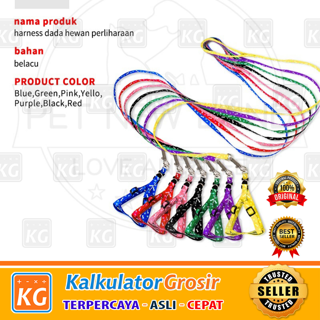 Tali Tuntun Murah Kucing Harness Hewan Doggy Bentuk Y Tali Aksesoris Hewan Peliharaan